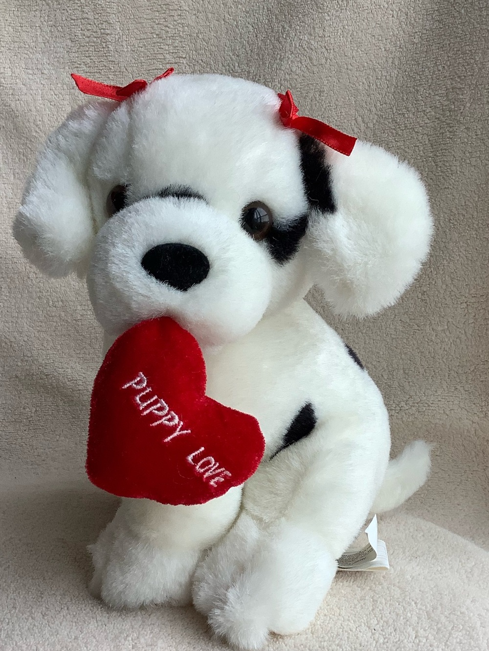 Best Made Toys Plush Dalmatian Dog W Red Puppy Love Heart Pillow Stuffed Animal